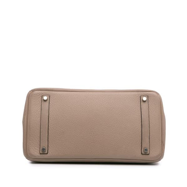 Pre-owned Hermès Togo Birkin Retourne 35 Brown