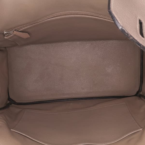Pre-owned Hermès Togo Birkin Retourne 35 Brown