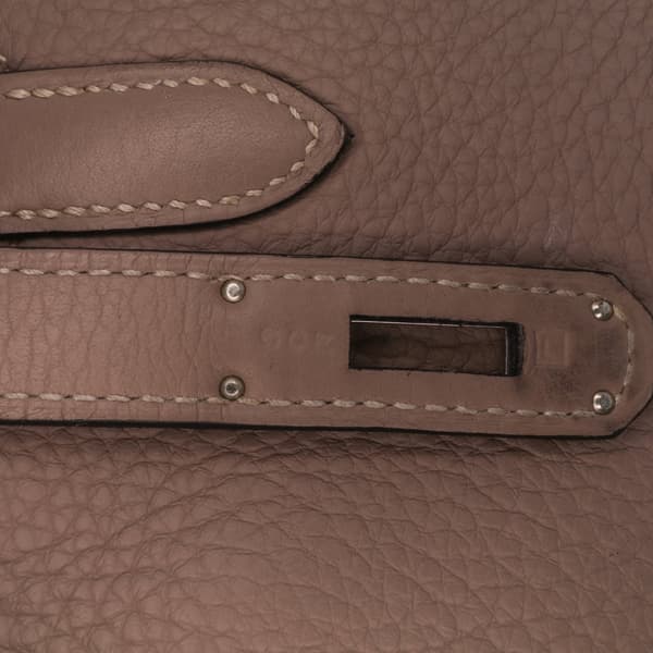 Pre-owned Hermès Togo Birkin Retourne 35 Brown