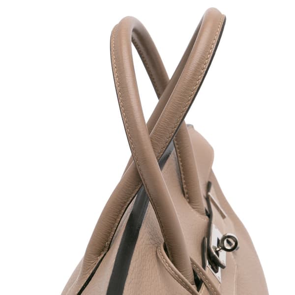 Pre-owned Hermès Togo Birkin Retourne 35 Brown