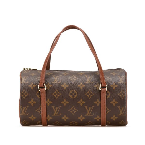 Pre-owned Louis Vuitton Monogram Papillon 26 Brown