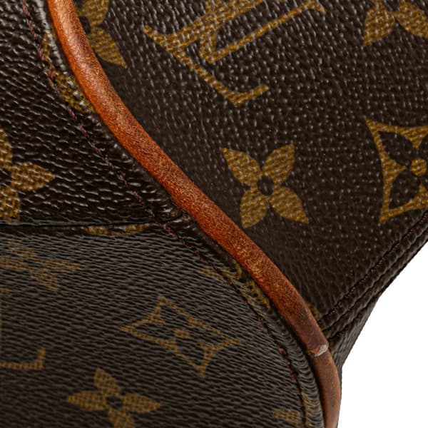 Pre-owned Louis Vuitton Monogram Ellipse PM Brown