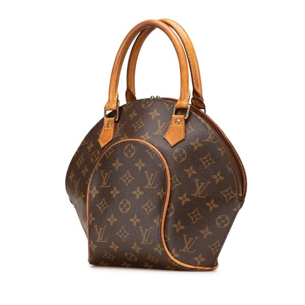 Pre-owned Louis Vuitton Monogram Ellipse PM Brown