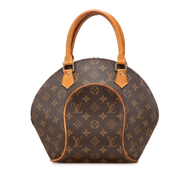 Pre-owned Louis Vuitton Monogram Ellipse PM Brown
