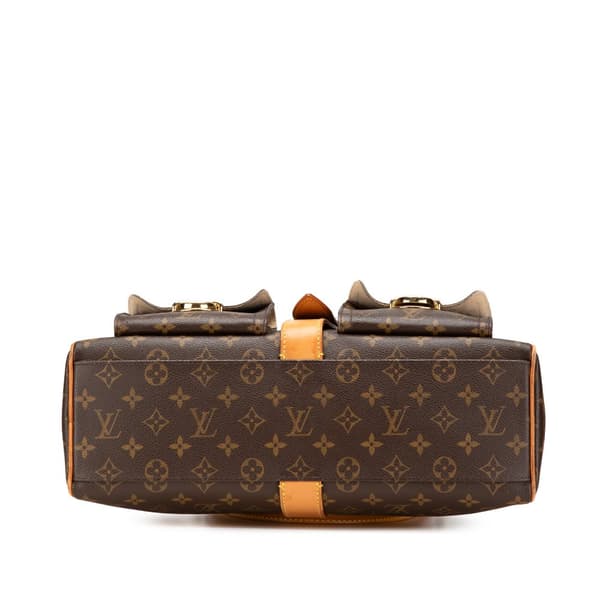 Pre-owned Louis Vuitton Monogram Manhattan GM Brown