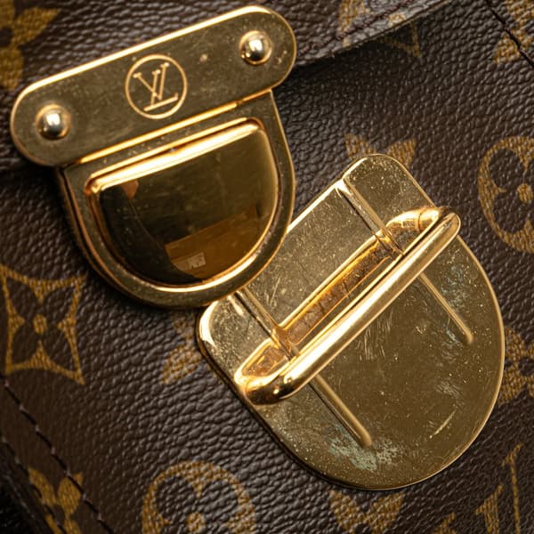 Pre-owned Louis Vuitton Monogram Manhattan GM Brown