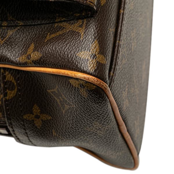 Pre-owned Louis Vuitton Monogram Manhattan GM Brown