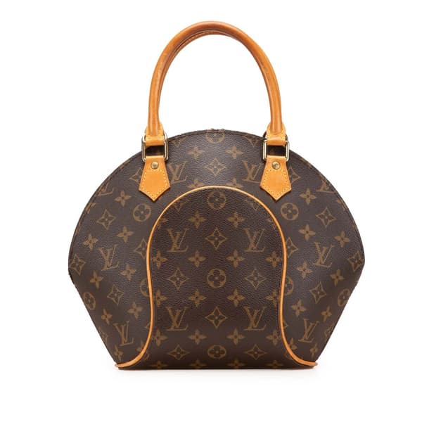 Pre-owned Louis Vuitton Monogram Ellipse PM Brown