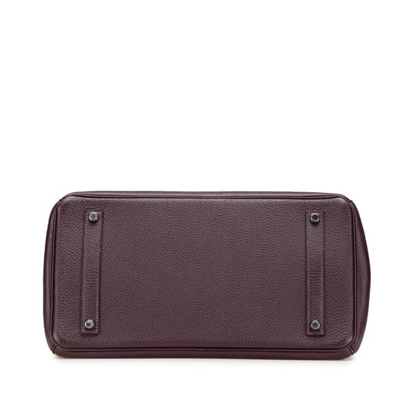 Pre-owned Hermès Togo Birkin Retourne 35 Purple