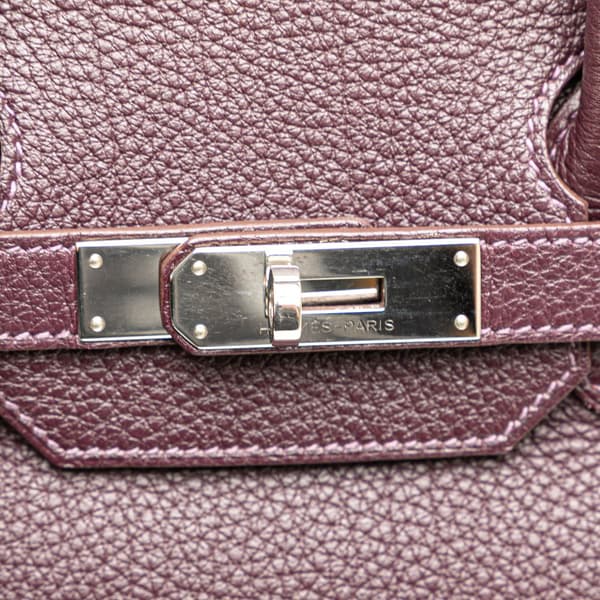 Pre-owned Hermès Togo Birkin Retourne 35 Purple