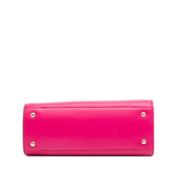 Pre-owned Ferragamo Leather Thalia Top Handle Bag Pink