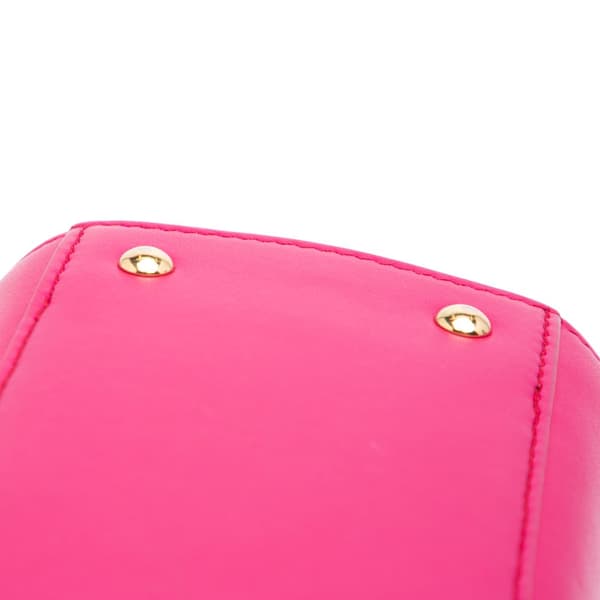 Pre-owned Ferragamo Leather Thalia Top Handle Bag Pink
