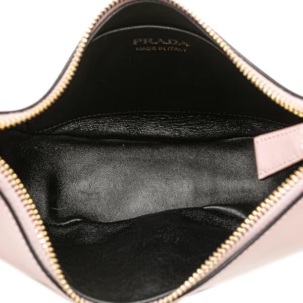 Pre-owned Prada Small Calfskin Arque Satchel Pink
