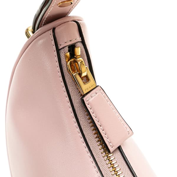 Pre-owned Prada Small Calfskin Arque Satchel Pink