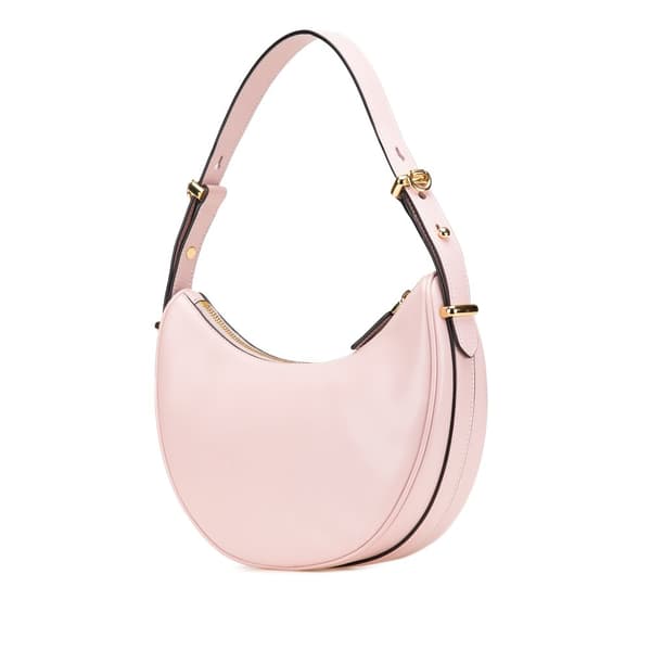 Pre-owned Prada Small Calfskin Arque Satchel Pink