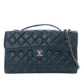 Miniatyrbild 1 av 10: Pre-owned Chanel Medium Quilted Lambskin Citizen Flap Green