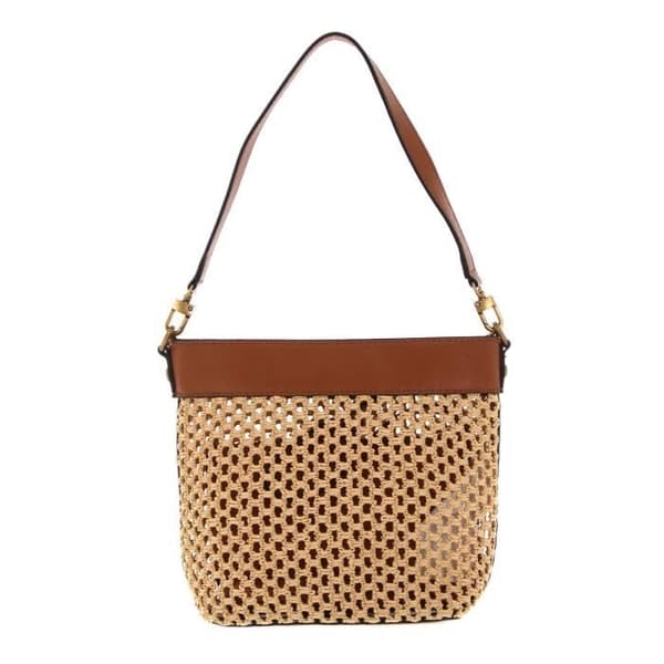 GUESS Vikky Drawstring Bucket Cognac [202739] - axelväska crossbody