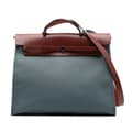 Pikkukuva 1 / 10: Pre-owned Hermès Toile Herbag Zip 39 Blue