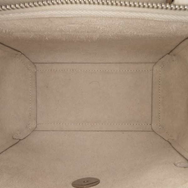 Pre-owned Celine Nano Grained Calfskin Belt Bag Gray