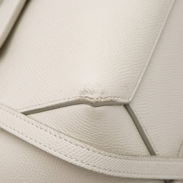 Pre-owned Celine Nano Grained Calfskin Belt Bag Gray