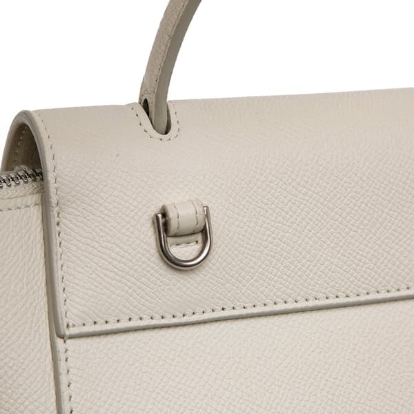 Pre-owned Celine Nano Grained Calfskin Belt Bag Gray