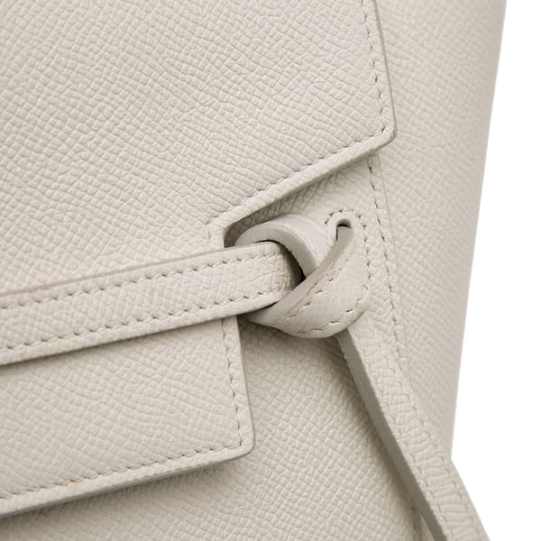 Pre-owned Celine Nano Grained Calfskin Belt Bag Gray