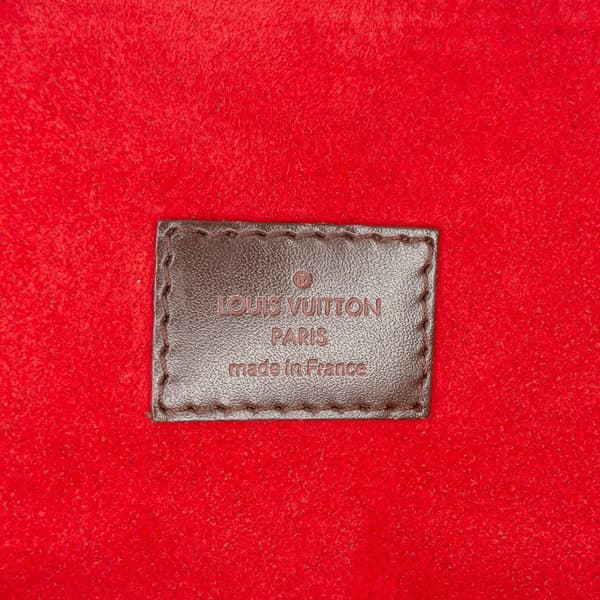 Pre-owned Louis Vuitton Damier Ebene Trevi GM Brown