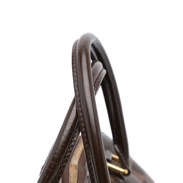 Pre-owned Louis Vuitton Damier Ebene Trevi GM Brown