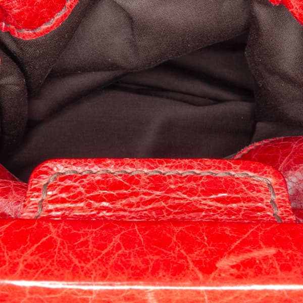 Pre-owned Miu Miu Nappa Frame Lux Top Handle Red