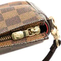 Miniatyrbillede 7 af 10: Pre-owned Louis Vuitton Damier Ebene Trousse Pochette Brown