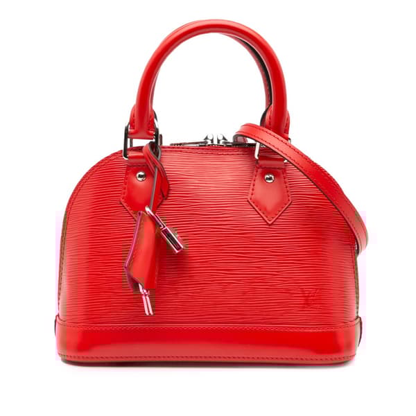 Pre-owned Louis Vuitton Epi Alma BB Red