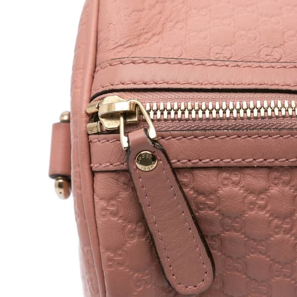 Pre-owned Gucci Medium Microguccissima Satchel Pink