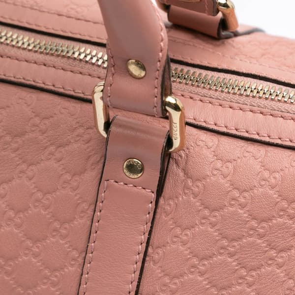 Pre-owned Gucci Medium Microguccissima Satchel Pink