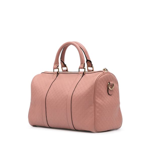 Pre-owned Gucci Medium Microguccissima Satchel Pink
