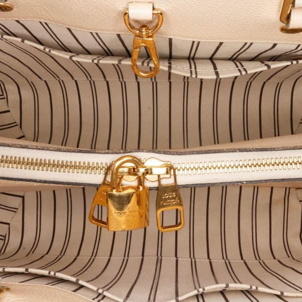 Pre-owned Louis Vuitton Monogram Empreinte Montaigne MM Brown