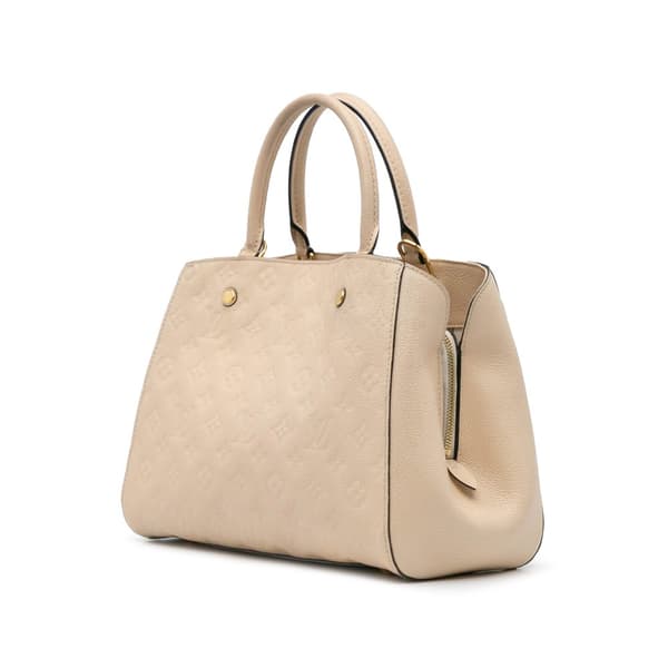 Pre-owned Louis Vuitton Monogram Empreinte Montaigne MM Brown