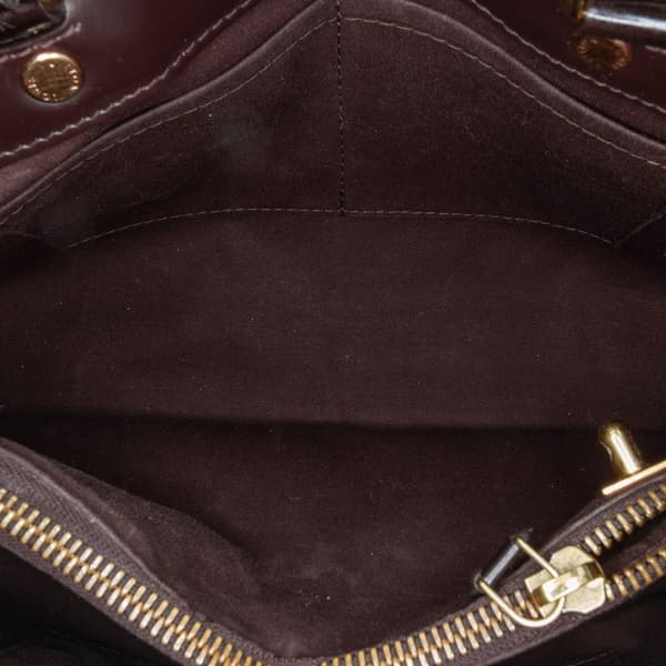 Pre-owned Louis Vuitton Monogram Vernis Montaigne BB Purple