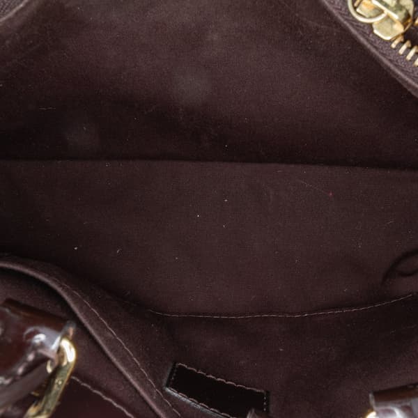 Pre-owned Louis Vuitton Monogram Vernis Montaigne BB Purple