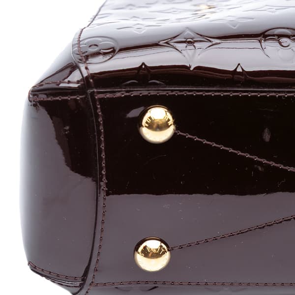 Pre-owned Louis Vuitton Monogram Vernis Montaigne BB Purple