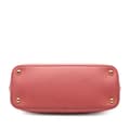 Miniatyrbilde 3 av 10: Pre-owned Prada Medium Saffiano Lux Open Promenade Satchel Pink