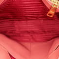 Miniatyrbilde 5 av 10: Pre-owned Prada Medium Saffiano Lux Open Promenade Satchel Pink