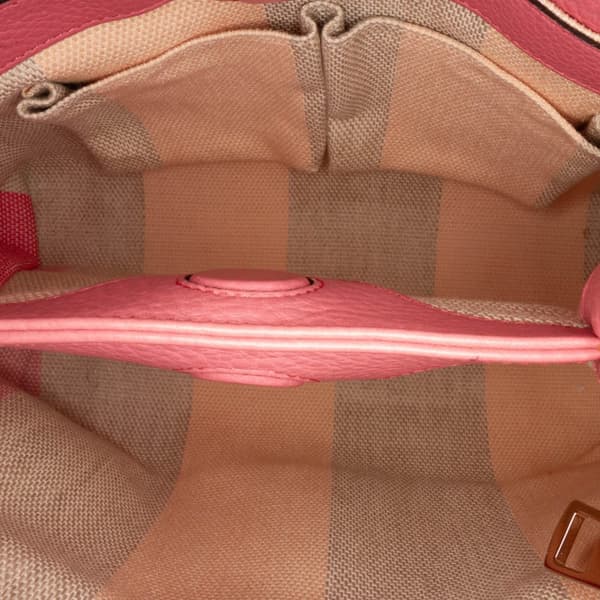 Pre-owned Gucci Small Raffia Bamboo Shopper Satchel Brown