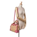 Miniatyrbilde 10 av 10: Pre-owned Gucci Small Raffia Bamboo Shopper Satchel Brown