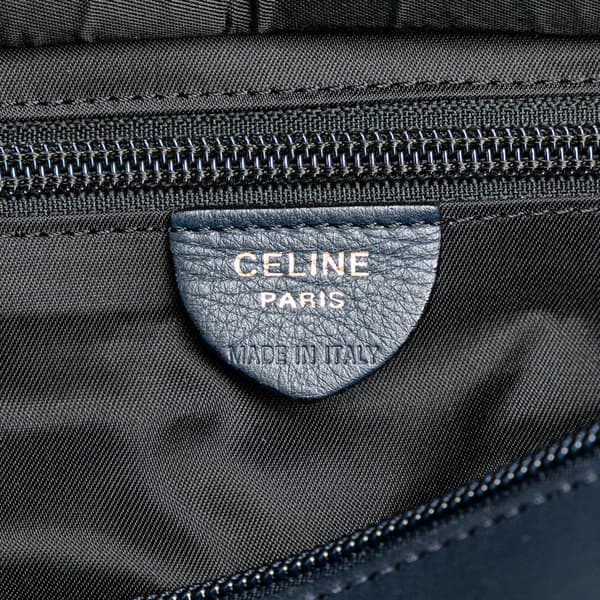 Pre-owned Celine Nylon Handbag Blue