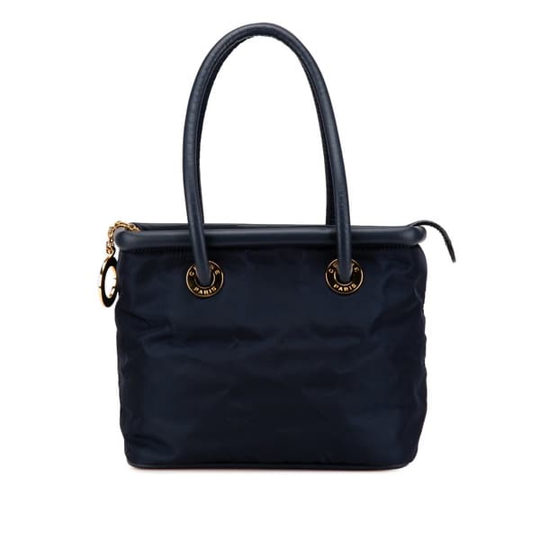 Pre-owned Celine Nylon Handbag Blue