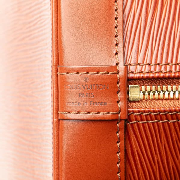 Pre-owned Louis Vuitton Epi Alma PM Brown