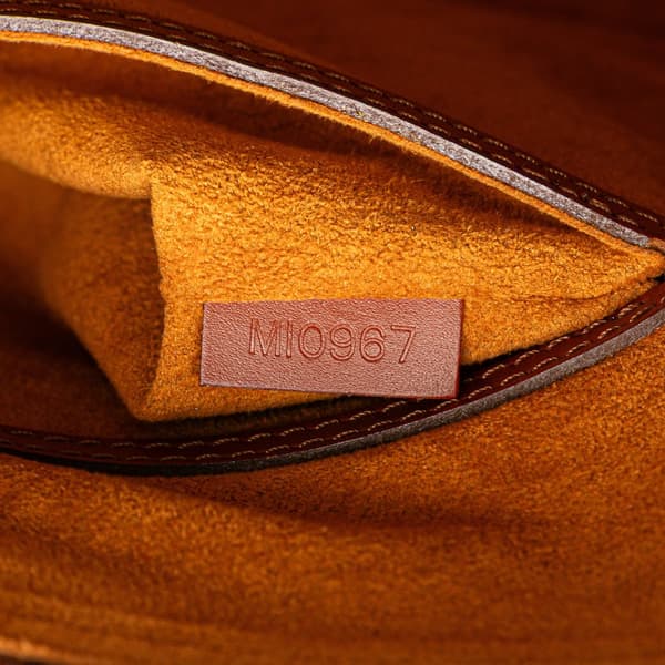 Pre-owned Louis Vuitton Epi Alma PM Brown