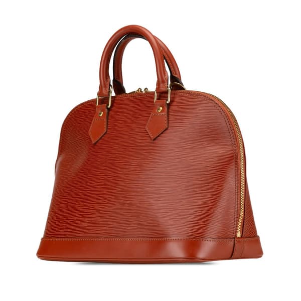 Pre-owned Louis Vuitton Epi Alma PM Brown