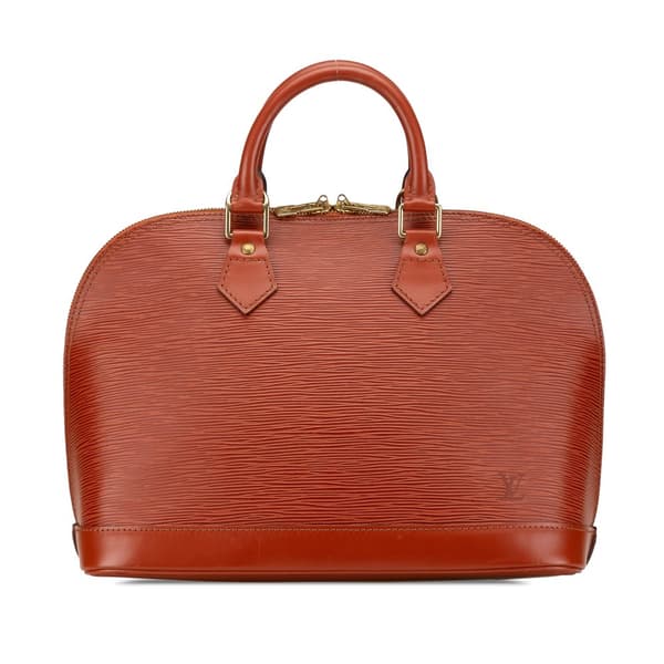 Pre-owned Louis Vuitton Epi Alma PM Brown
