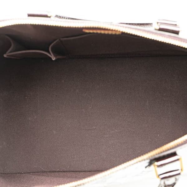 Pre-owned Louis Vuitton Monogram Vernis Alma GM Purple